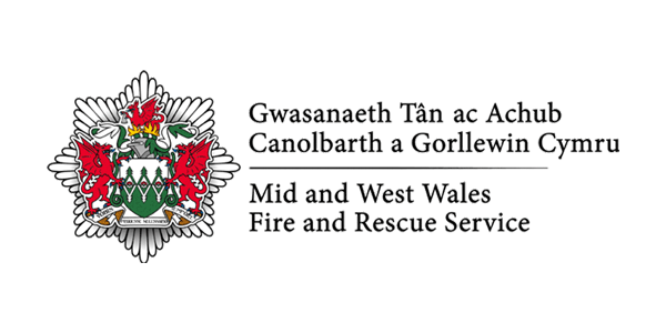 mid and west wales fire rescue service logo